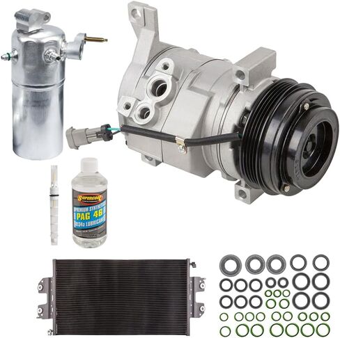 A/C Kit w/AC Compressor Condenser & Drier For Chevy Express & GMC Savana Van 2008-2018 w/Gas V8 - BuyAutoParts 60-89939CK New in Kuwait