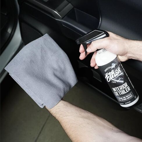 بخاخ Ethos Interior Detailer - منظف السيارة الداخلي ينظف ويحمي جميع الأسطح الداخلية بسهولة | لمسة نهائية من الساتان غير الدهني مع حماية من الأشعة فوق البنفسجية وعوامل تحييد الرائحة in Kuwait