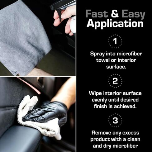بخاخ Ethos Interior Detailer - منظف السيارة الداخلي ينظف ويحمي جميع الأسطح الداخلية بسهولة | لمسة نهائية من الساتان غير الدهني مع حماية من الأشعة فوق البنفسجية وعوامل تحييد الرائحة in Kuwait