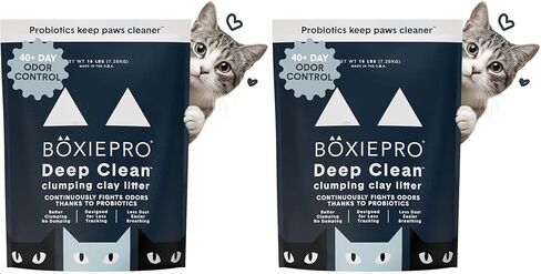 Boxie® Glo™ Natural Attractions™ 30 Day Odor Control UV Cat Litter, 28lb Clumping Clay Kitty Litter in Kuwait