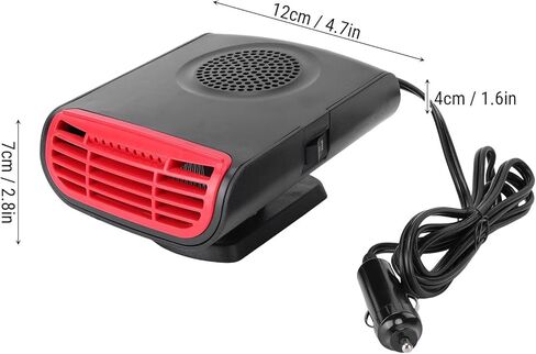 Generic Portable Car Heater Efficient Fast Defroster 150W for Camping and Travel Adventures in Kuwait