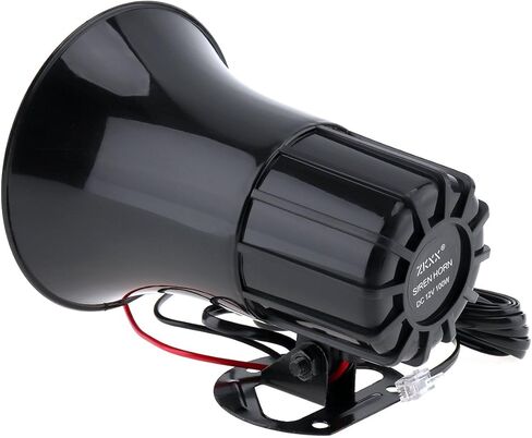 12V Loud Horn Siren For Car Vans Trucks Motorcycles Boats Warning Alarm with 150db 100W Loud Speaker in Kuwait