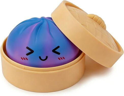 atimigo قوس قزح زلابية squishies، الغموض زلابية squishys، زلابية ملونة كرات الضغط تململ لعبة حسية، تخزين المواد مع باخرة الطعام ألعاب مكتب بسط in Kuwait