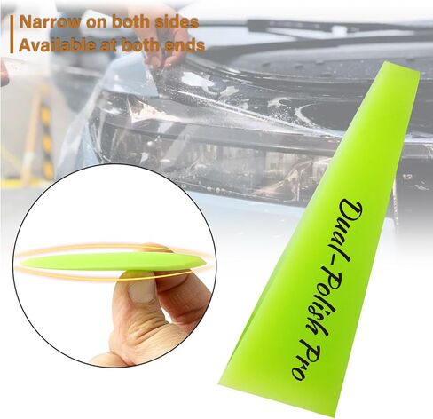 Gomake ممسحة صغيرة 2PCS PPF ممسحة عدة المضادة للخدش TPU المطاط مكشطة لتركيب فيلم طلاء السيارة، نافذة لون الزجاج الأمامي أداة ممسحة تنظيف الزجاج in Kuwait