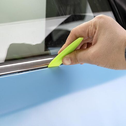Gomake ممسحة صغيرة 2PCS PPF ممسحة عدة المضادة للخدش TPU المطاط مكشطة لتركيب فيلم طلاء السيارة، نافذة لون الزجاج الأمامي أداة ممسحة تنظيف الزجاج in Kuwait