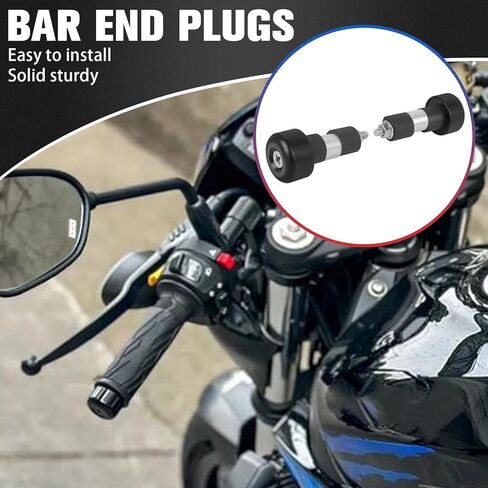 Motorcycle Handle Bar End Grips Plug Weights Hand Grips Plug Caps Replacement for Suzuki SV650 2019-2023 in Kuwait