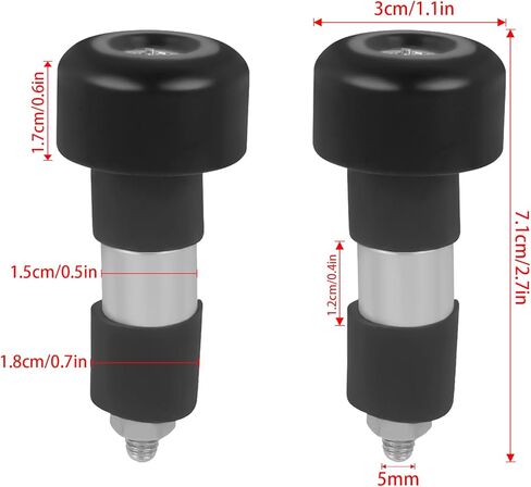 Motorcycle Handle Bar End Grips Plug Weights Hand Grips Plug Caps Replacement for Suzuki SV650 2019-2023 in Kuwait