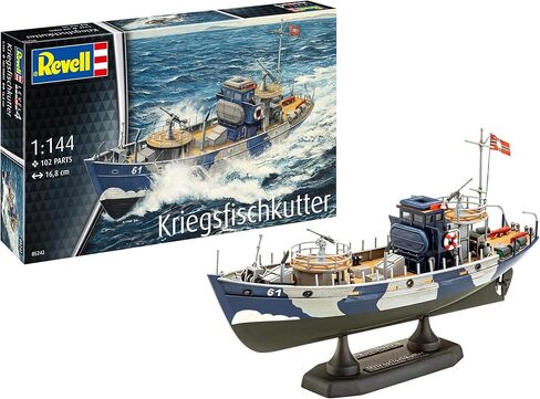 ريفيل 05242 KFK (Kriegsfischkutter) قارب بمقياس 1:144 مجموعة نماذج بلاستيكية غير مدمجة/غير مطلية in Kuwait