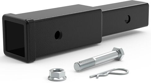 RETURE Trailer Hitch Extender for 2 inch Receiver, 7 inch Tow Extension Length 3500 Lbs GTW with 5/8" Bolt Flange Nut and Clip in Kuwait