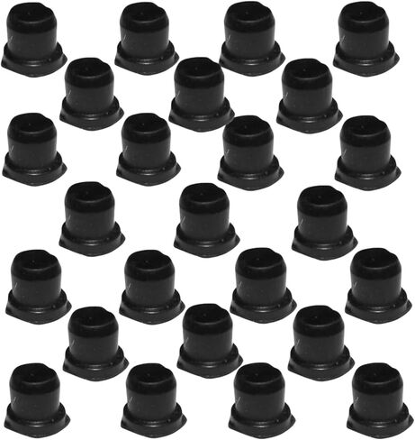 (25 Pack) Bleeder Screw Caps Grease Zerk Fitting Cap Rubber Dust Cover Replacement Part in Kuwait