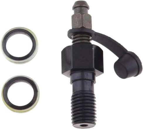 Motorcycle Brake Caliper Banjo Bolt Bleed Screw M10 X 1.25 Aluminum Nipple Compatible With Universal Master Cylinder(Red) in Saudi Arabia