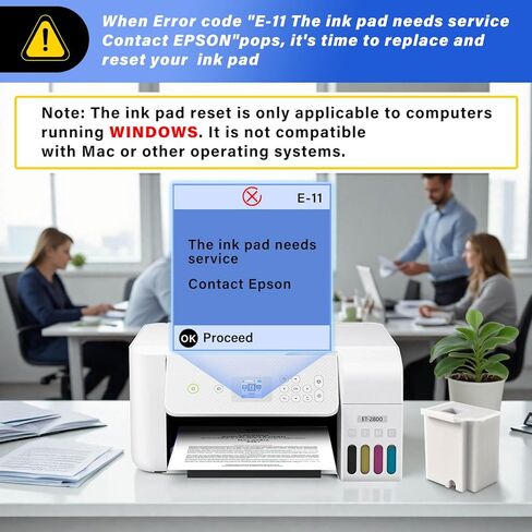 Waste Ink Pad Replacement with Reset Software for Ecotank ET-2800 ET-4800 ET-2720 ET-2803 ET-2400 ET-4700 2800 4800 2720 2803 ET2800 ET4800 Printer, Maintenance Box with Reset Software (3 Packs) in Kuwait