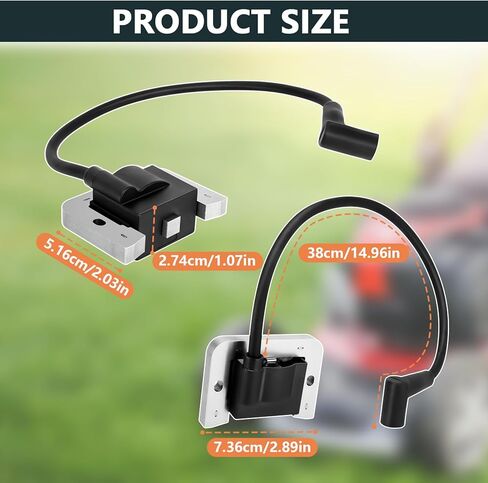 2 Pack 32-584-06-S Ignition Coil Module for Kohler KT600 KT610 KT715 KT725 KT730 KT735 KT740 ZT710 ZT720 ZT730 7000 Series Lawn Mower Engine with Spark Plug,Replaces 3258406-S 3258406 32 584 06 S in Kuwait