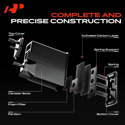 A-Premium Vapor Canister Compatible with Chevrolet Impala 2006-2011, Impala Limited 2014-2016, Monte Carlo 2006-2007 & Buick LaCrosse 2005-2009, Allure 2005-2010 & Pontiac Grand Prix 2005-2008, 3.8L in Kuwait