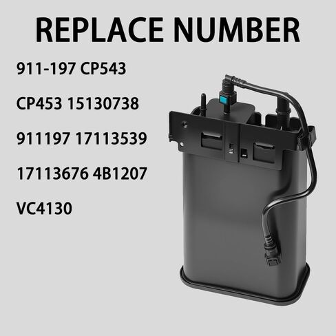 911-197 Vapor Canister Compatible with 1999 2000 2001 2002 2003 2004 Chevrolet Chevy Silverado 1500 HD 1500HD 2500 HD GMC Sierra 1500 HD 2500 HD 2500HD 3500 Evap Charcoal Canister Replaces CP543 CP453 in Kuwait