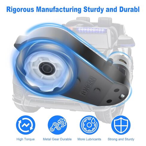 12V Powered Wheels Motor Gearbox Replacement 2 Pcs RS550 40000RPM High Speed Upgrade Set Compatible with Most Ride On Toys, Kids Electric Cars for Powered Wheels Replacement Parts in Kuwait