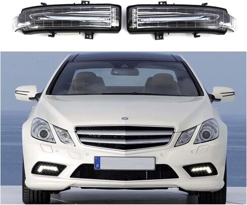 مؤشر مرآة الرؤية الخلفية لبنز لـ W207 لـ W219 لـ R230 لـ R171 لـ E-Coupe لـ CLS لـ SL لفئة SLK مصباح الانعطاف الأيسر الأيمن (يسار) in Kuwait