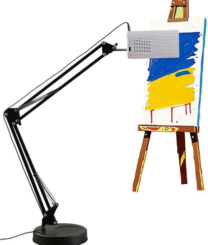 جهاز عرض رسم فني، جهاز عرض رسم محمول للتتبع، تركيز قابل للتعديل وحجم الصورة، متوافق مع أجهزة iOS وAndroid، مثالي للمشروعات الفنية، والرسم، وتزيين الكعك in Kuwait
