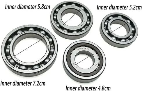 CVT Pulley Bearing Kit JF011E RE0F10A F1CJ 4 Cylinder 4 Pcs Kit Fits Sprocket Wheel Pulley in Kuwait