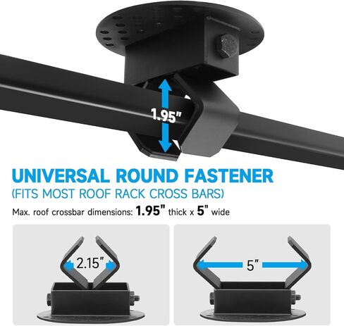 Universal 60"x36"x5" Roof Rack Cargo Basket, Heavy-Duty Carbon Steel Carrier with 250 lb Capacity for SUV Truck Car in Kuwait