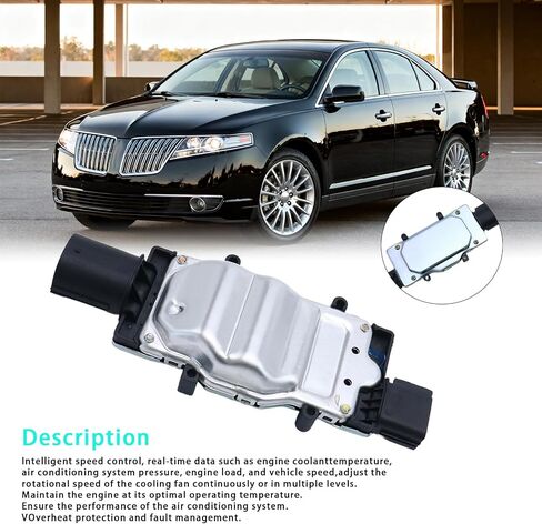 Engine Cooling Fan Control Module Compatible with Ford 10-12 Fusion | 08-12 Taurus | 08-09 Taurus for Lincoln 09-12 MKS | Lincoln 11-12 MKZ for Mercury 10-11 Milan | 2009 Sable 8G1Z-8B658-A in Kuwait