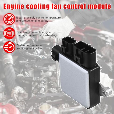 Engine Cooling Fan Control Module Compatible with Infiniti Q50 QX50 Q60 G37 QX70 M35 M35h M37 M45 M56 EX35 for Nissan Juke LEAF GT-R Radiator Fan Control Module Replace FCM130 21493EH10A in Kuwait