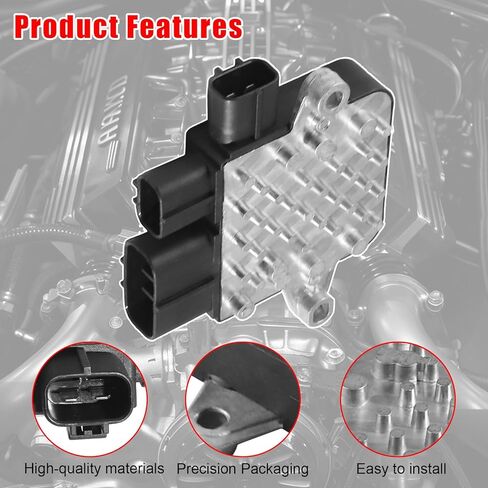 Engine Cooling Fan Control Module Compatible with Infiniti Q50 QX50 Q60 G37 QX70 M35 M35h M37 M45 M56 EX35 for Nissan Juke LEAF GT-R Radiator Fan Control Module Replace FCM130 21493EH10A in Kuwait