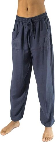 Men's Tall Harem Pants Yoga Fitness Soft Baggy w 2 Pockets in Saudi Arabia