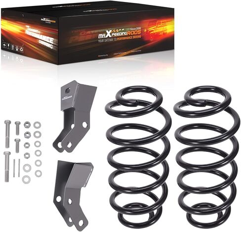 مجموعة خفض خلفية maxpeedingrods مقاس 2 بوصة لسيارة GM SUV 2007-2020، لسيارة Chevy Tahoe/Avalanche/Suburban، لسيارة GMC Yukon/Denali/Yukon XL، لسيارة Cadillac Escalade EXT، زنبرك خفض وامتداد للصدمات in Kuwait