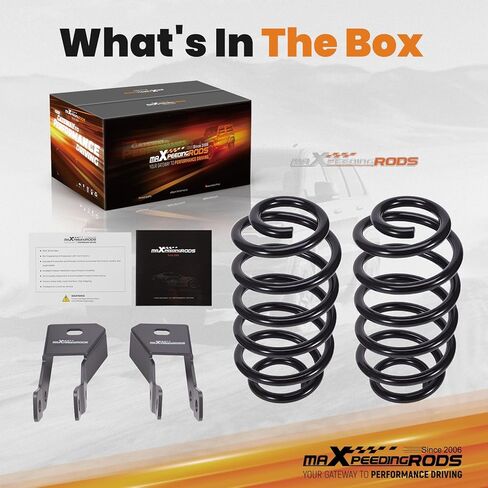 مجموعة خفض خلفية maxpeedingrods مقاس 2 بوصة لسيارة GM SUV 2007-2020، لسيارة Chevy Tahoe/Avalanche/Suburban، لسيارة GMC Yukon/Denali/Yukon XL، لسيارة Cadillac Escalade EXT، زنبرك خفض وامتداد للصدمات in Kuwait