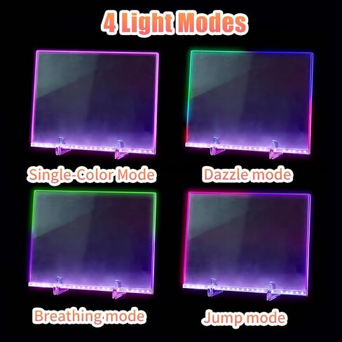 LED Drawing Board for Kids, Large Light Up Writing Tablet, 7 Color Glow Doodle Board with Paint Stencils and Tracking Paper, Birthday Holiday Toy Gift for Boys Girls Age 3+ in Kuwait