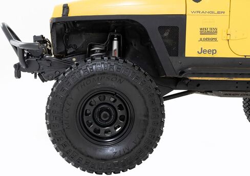 Rough Country Daytona Steel Wheel Black (15x10 / 5x4.5 / 5x114.3) - RC51-5165 in Kuwait