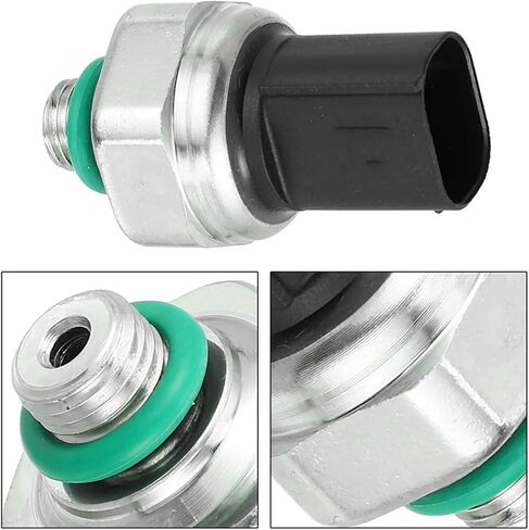 Air Con Pressure Sensor Compatible with for X6 2008 2009 2010-2018 for Z4 2003 2004 2005-2016 Air Conditioner High Side Pressure Sensor Switch Suitable 64539323658 in Kuwait