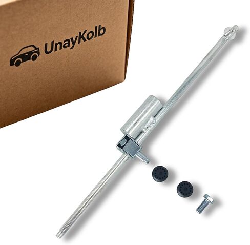 Transfer Case Shifter Linkage Rod and Bushings Kit Compatible with 2005-2012 Dodge Ram 1500 2500 3500 with Diesel Engines 4X4 Models, Direct Replacement Shift Linkage Assembly in Kuwait