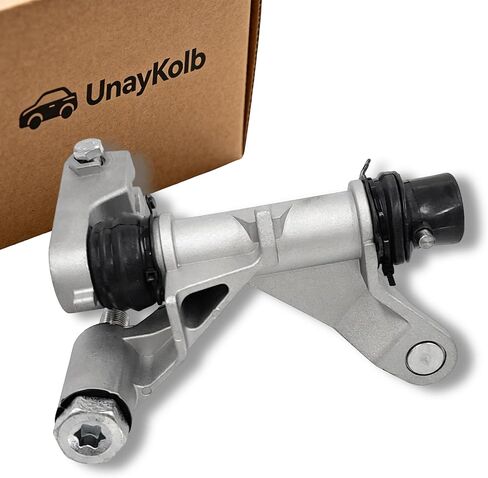4WD Transfer Case Shifter Linkage Control Lever Assembly Compatible with 1992-1996 Ford F-150, 1992-1999 F-250, 1997 F-250 HD, 1992-1997 F-350, and 1992-1996 Bronco 4WD Trucks, Silver Metal in Kuwait