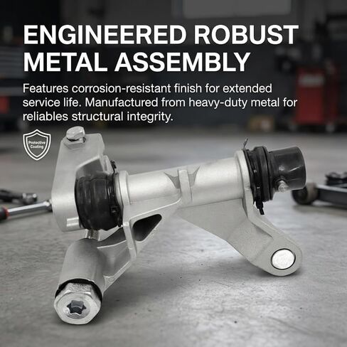 4WD Transfer Case Shifter Linkage Control Lever Assembly Compatible with 1992-1996 Ford F-150, 1992-1999 F-250, 1997 F-250 HD, 1992-1997 F-350, and 1992-1996 Bronco 4WD Trucks, Silver Metal in Kuwait