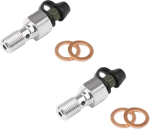 العالمي M10 X 1.0 مللي متر/1.25 مللي متر الفرامل الفرجار النازف المسمار شوكة سرعة النازف صمامات لياماها لسوزوكي لهوندا (M10x1.0mm) in Kuwait