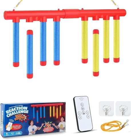 Reflex Game – Drop Stick Game for Reaction Time Training, Falling Sticks Reflex Challenge Game for Kids, Adults & Family – Hand Eye Coordination & Speed Challenge in Kuwait