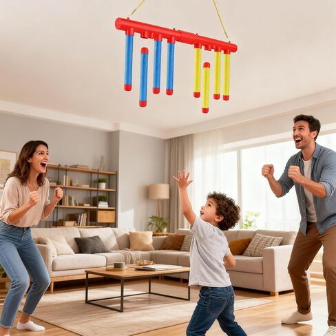 Reflex Game – Drop Stick Game for Reaction Time Training, Falling Sticks Reflex Challenge Game for Kids, Adults & Family – Hand Eye Coordination & Speed Challenge in Kuwait
