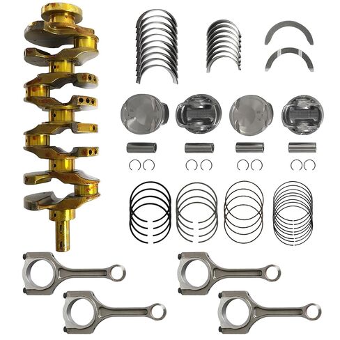 G4FJ 1.6 Engine Crankshaft w/Connecting Rod & Piston Bearing Kit Fit for Hyundai Elantra Tucson Sonata Kona Veloster Kia Forte5 Soul 1.6L L4 Turbo 2013-2022 Replace# 23110-2B710 23510-2B700 in Kuwait