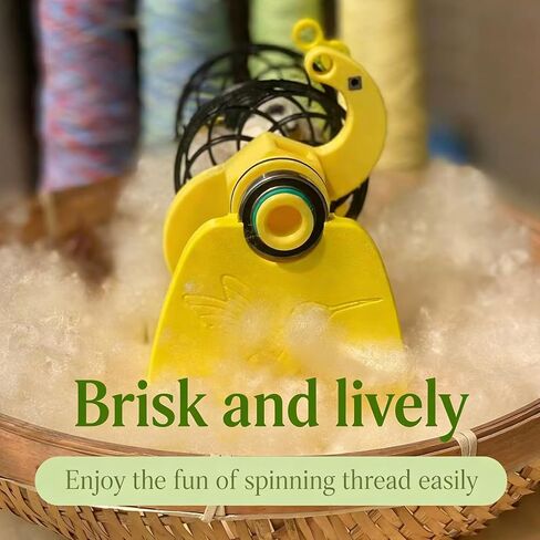 Mini Wool Spinning Wheel,800Rpm Electric Spinning Wheel,Household Electric Spinning Wheel with Foot Switch,Knitting Wool Yarn Winder for Yarn Weaving, Mixed Roving Process in Kuwait
