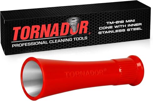 Tornador Mini Cone TM-018 with Inner Stainless Steel | Replacement Cone Mini Z-007 | Reinforced Interior Design | Perfect for Automotive Detailing in Kuwait