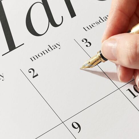 تقويم مكتب Jotsome 2026-2027 مع حصيرة سطح المكتب، تقويم لوحة مكتب كبير من الآن إلى يونيو 2027 22x17 بوصة، تقويم مكتبي للمنزل والمكتب، سهل التنظيم (أسود، 17 بوصة × 22 بوصة) in Kuwait