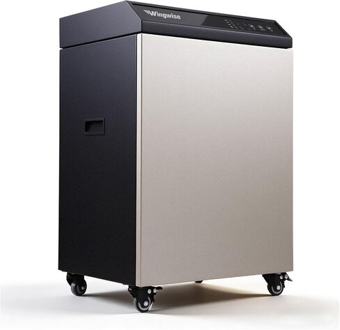 Wingwise P-7 High Security Industrial Paper Shredder(1 * 5mm), 8-Sheet Micro Cut, 60-Min Runtime, 9.2 Gallons Wastebasket, Commercial Paper Shredder Heavy Duty for Office in Kuwait