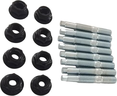 03430 8pcs Exhaust Manifold Mount Hardware M8-1.25mm Compatible with Ford F150 F250 F350 2004-2010 Expedition 2005-2014 Mustang 2005-2010 Lincoln Navigator Mercury Grand Marquis in Kuwait