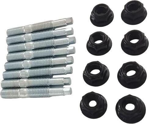 03430 8pcs Exhaust Manifold Mount Hardware M8-1.25mm Compatible with Ford F150 F250 F350 2004-2010 Expedition 2005-2014 Mustang 2005-2010 Lincoln Navigator Mercury Grand Marquis in Kuwait