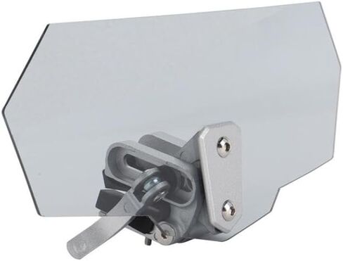Motorcycle Windshield Extension Adjustable Spoiler Clamp-On Windscreen Deflector Compatible with Universal Models in Kuwait