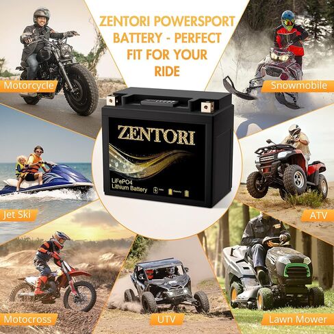 YTX20L-BS Lithium Battery 600CCA 9Ah Fast Charge for Road Street Electra Glide、Road King TRX500 、TRX420 、TRX250X- LiFePO4 Motorcycle 4000+ Cycles IP66 Replaces YTX20H、GYZ20L、GYZ20HL in Kuwait