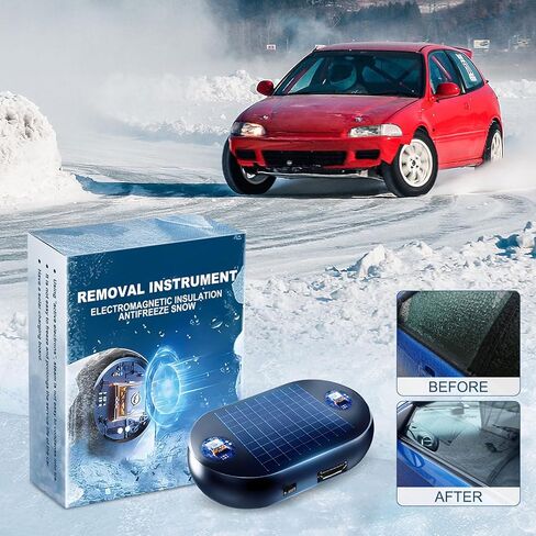 Electromagnetic Car Deicer for Ice and Automatic Defrosting Winter Use with Molecular Vibrations Technology 4 Anti Frosts Windshield Device in Kuwait