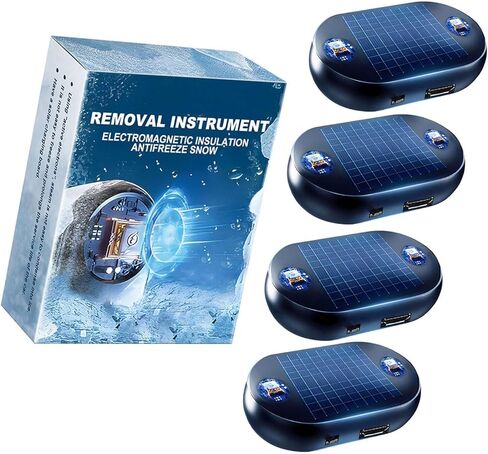 Electromagnetic Car Deicer for Ice and Automatic Defrosting Winter Use with Molecular Vibrations Technology 4 Anti Frosts Windshield Device in Kuwait
